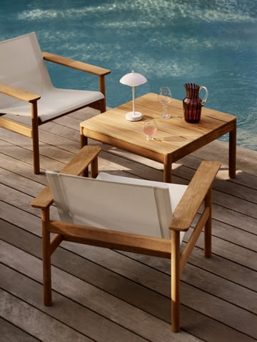 Clam portable Tischleuchte 31 cm - White - Fritz Hansen