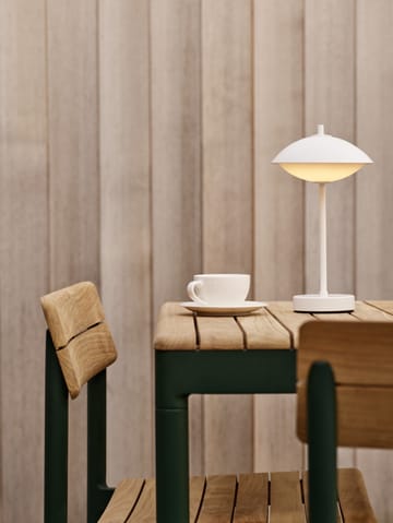 Clam portable Tischleuchte 31 cm - White - Fritz Hansen