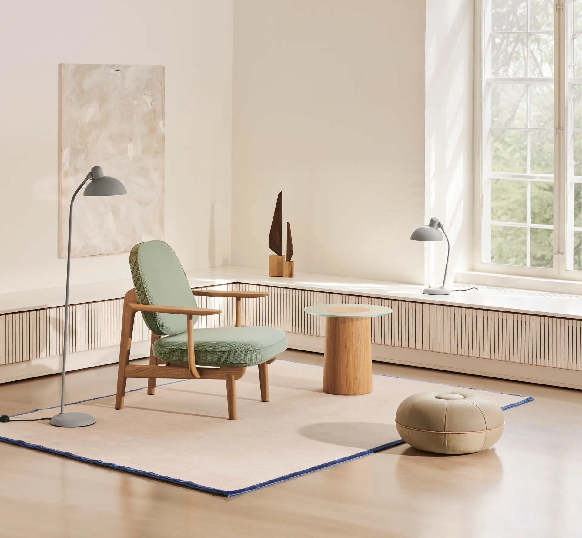Kaiser Idell 6556-T Tischleuchte, Easy Grey Fritz Hansen
