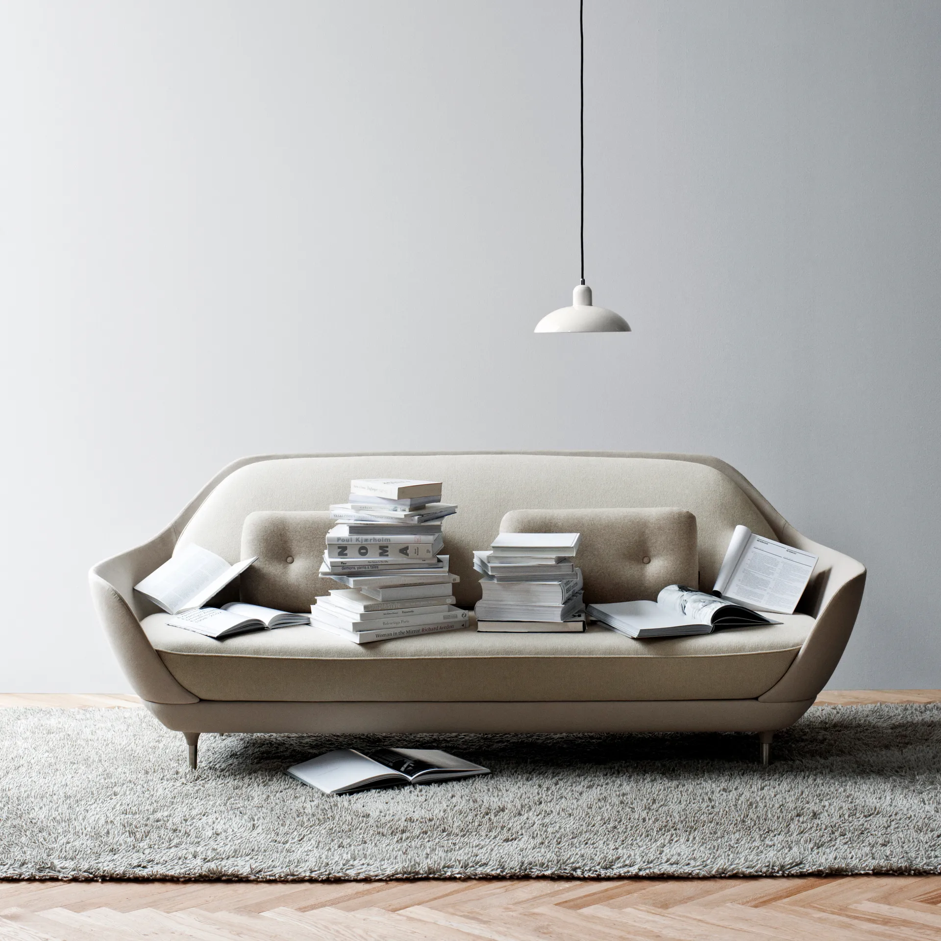 Kaiser Idell 6631-P pendant light, White Fritz Hansen