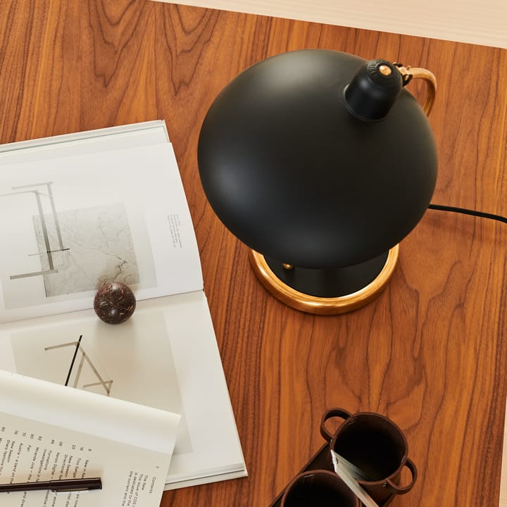 Kaiser Idell 6631-T Luxus table lamp brass, Matte black Fritz Hansen