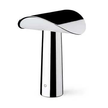 Lium portabel bordslampa 22,5 cm - Chrome - Gejst