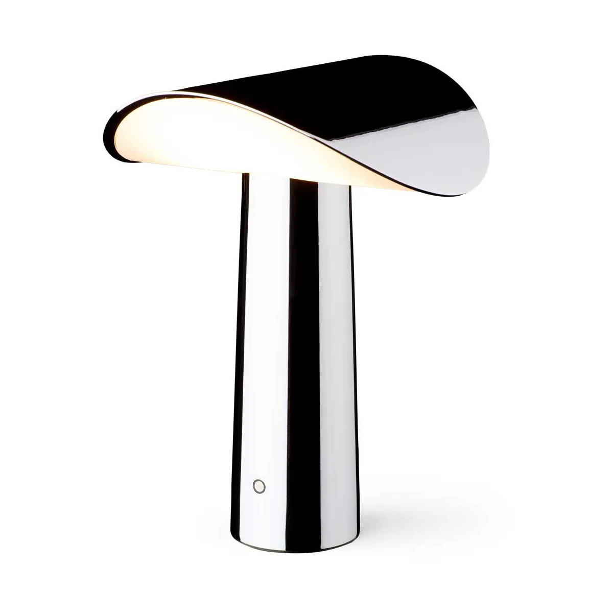 Lium portabel bordslampa 22,5 cm, Chrome Gejst