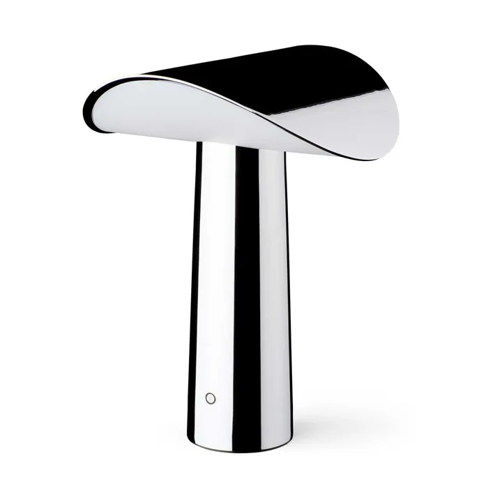 Lium portable table lamp 22.5 cm - Chrome - Gejst