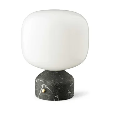 Meemo portabel bordslampa 23 cm - Black marble - Gejst