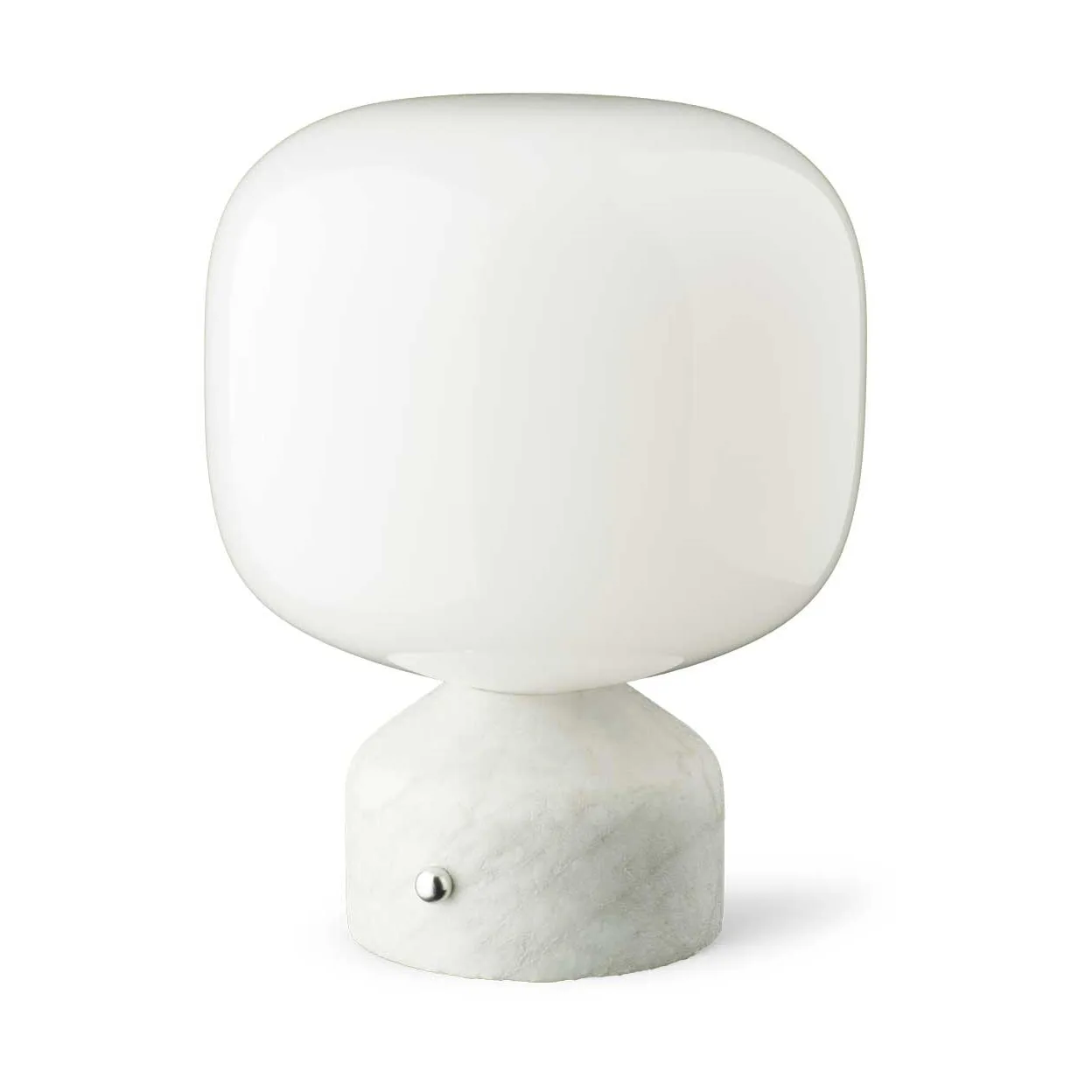 Meemo portabel bordslampa 23 cm, White marble Gejst