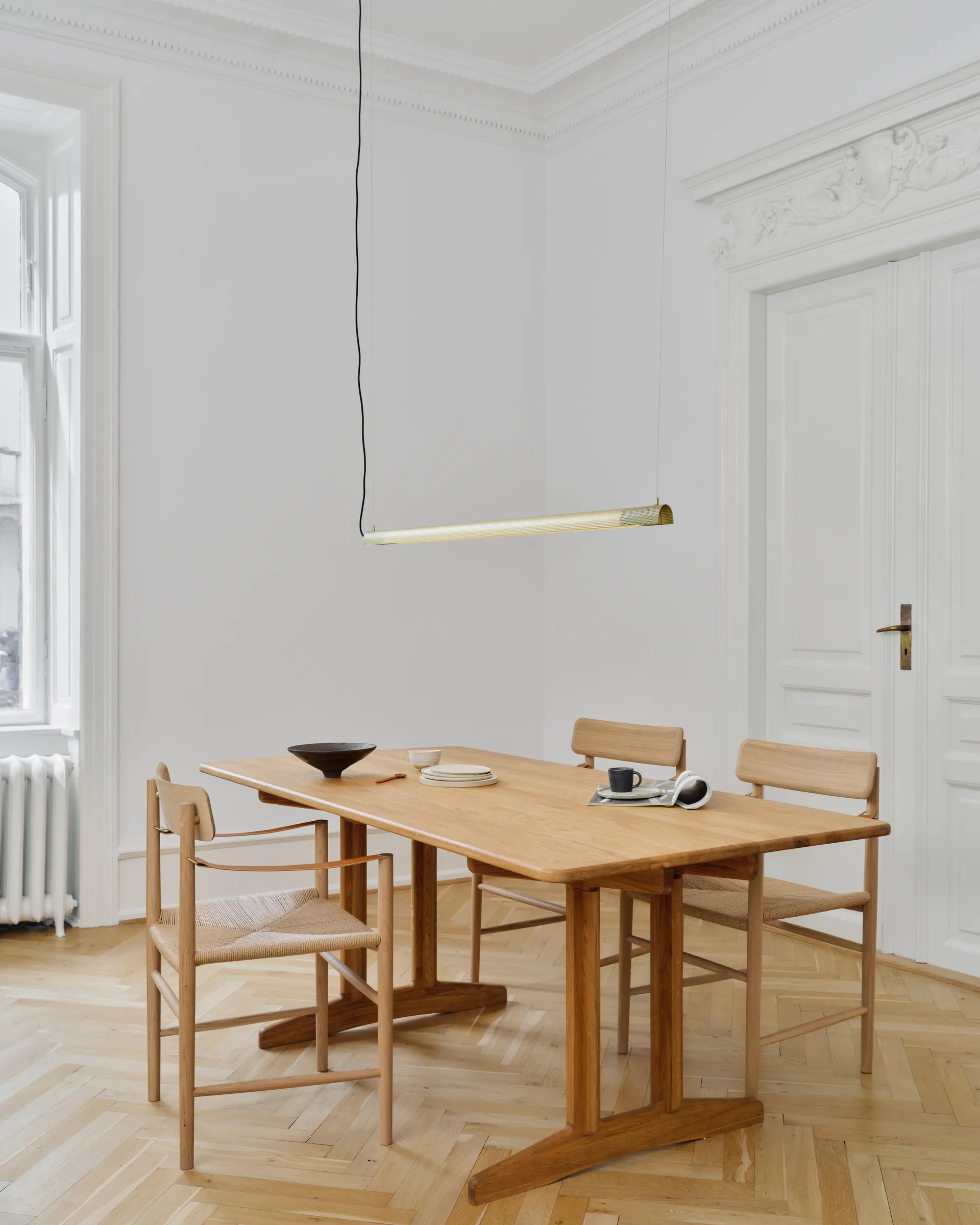 Radent pendant long 135 cm, Brass Gejst