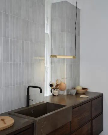 Radent pendant short 70 cm - Brass - Gejst