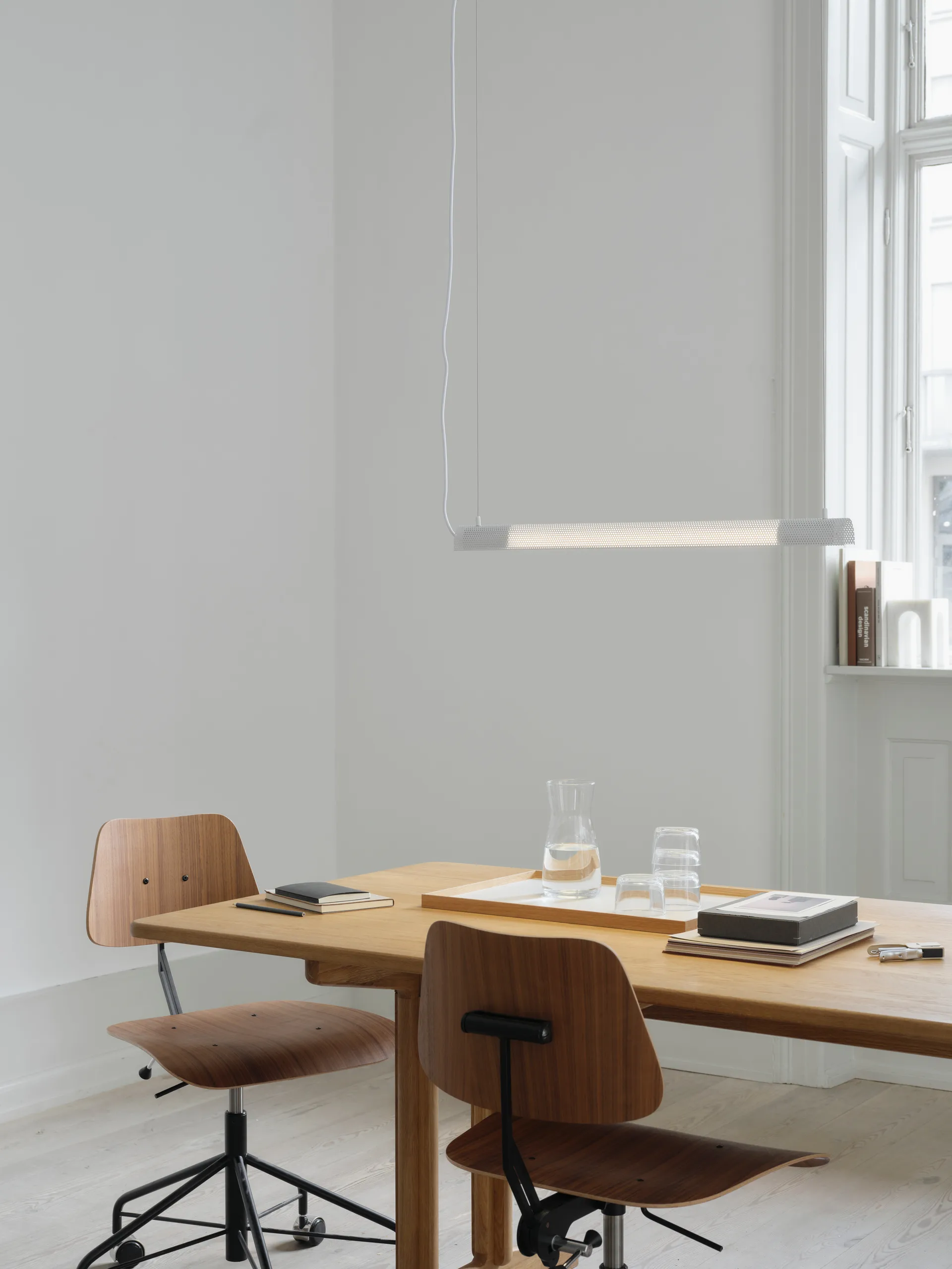 Radent pendant short 70 cm, White Gejst