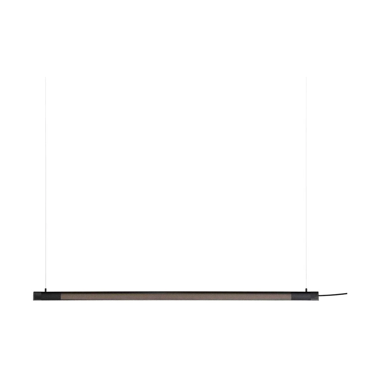 Radent Pendelleuchte long 135 cm, Schwarz Gejst