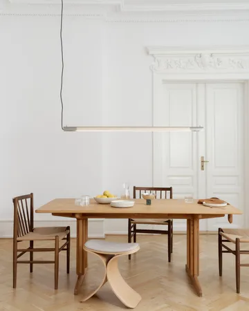 Radent Pendelleuchte long 135 cm - Stahl - Gejst