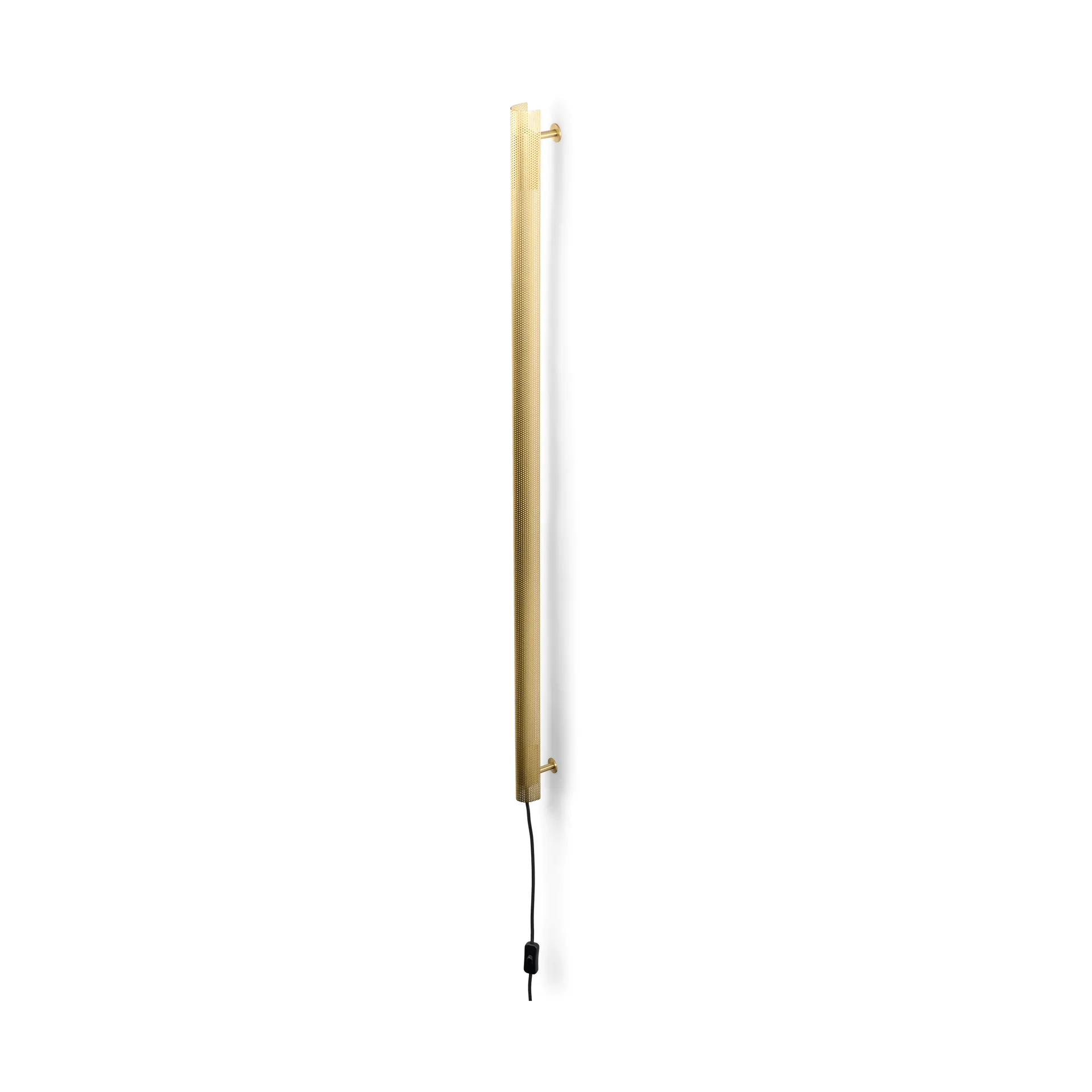 Radent wall lamp long 135 cm, Brass Gejst