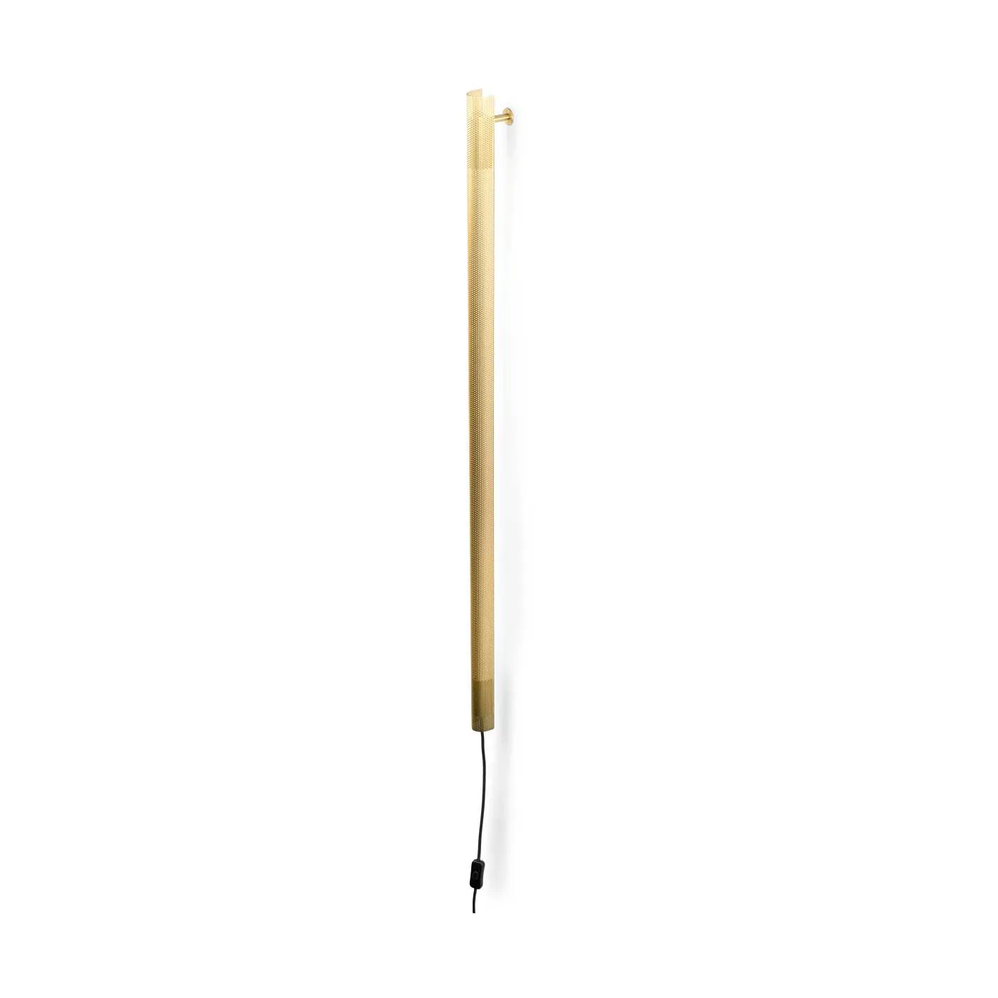 Radent wall lamp long 135 cm, Brass Gejst