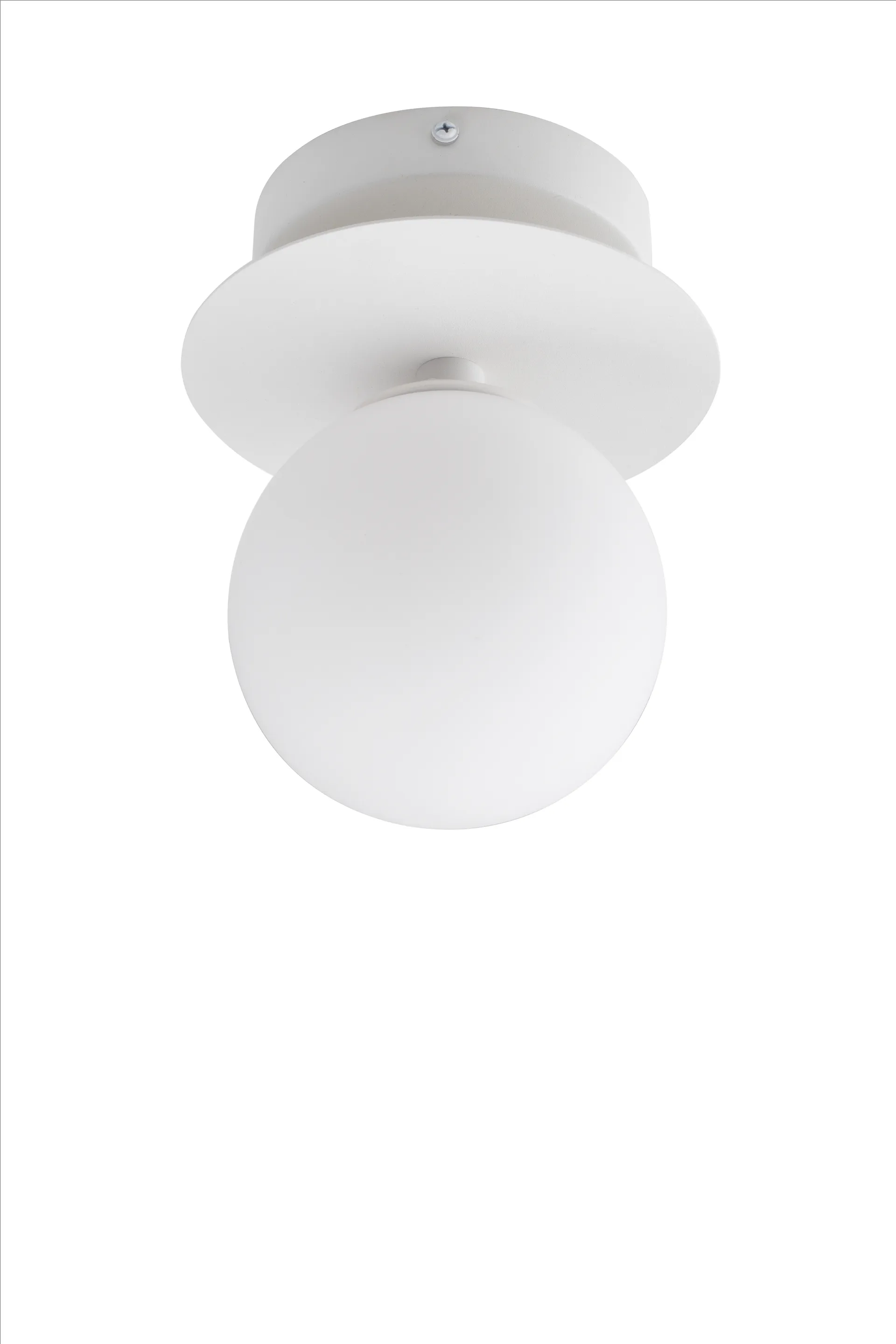 Art Deco IP44 Wandleuchte/Deckenleuchte, Weiß Globen Lighting