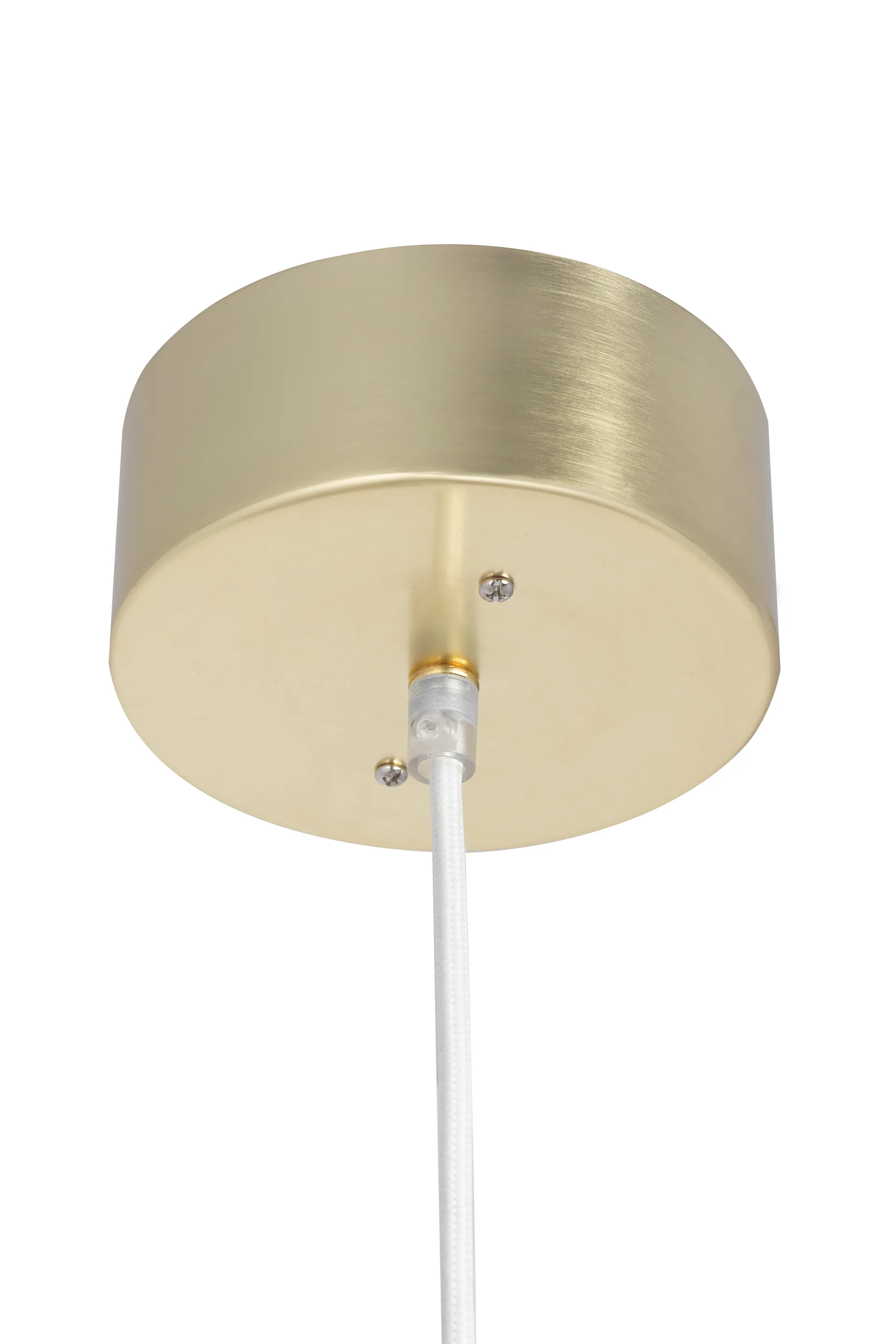 Astrid pendant lamp mini Ø20 cm, Brushed brass-white Globen Lighting