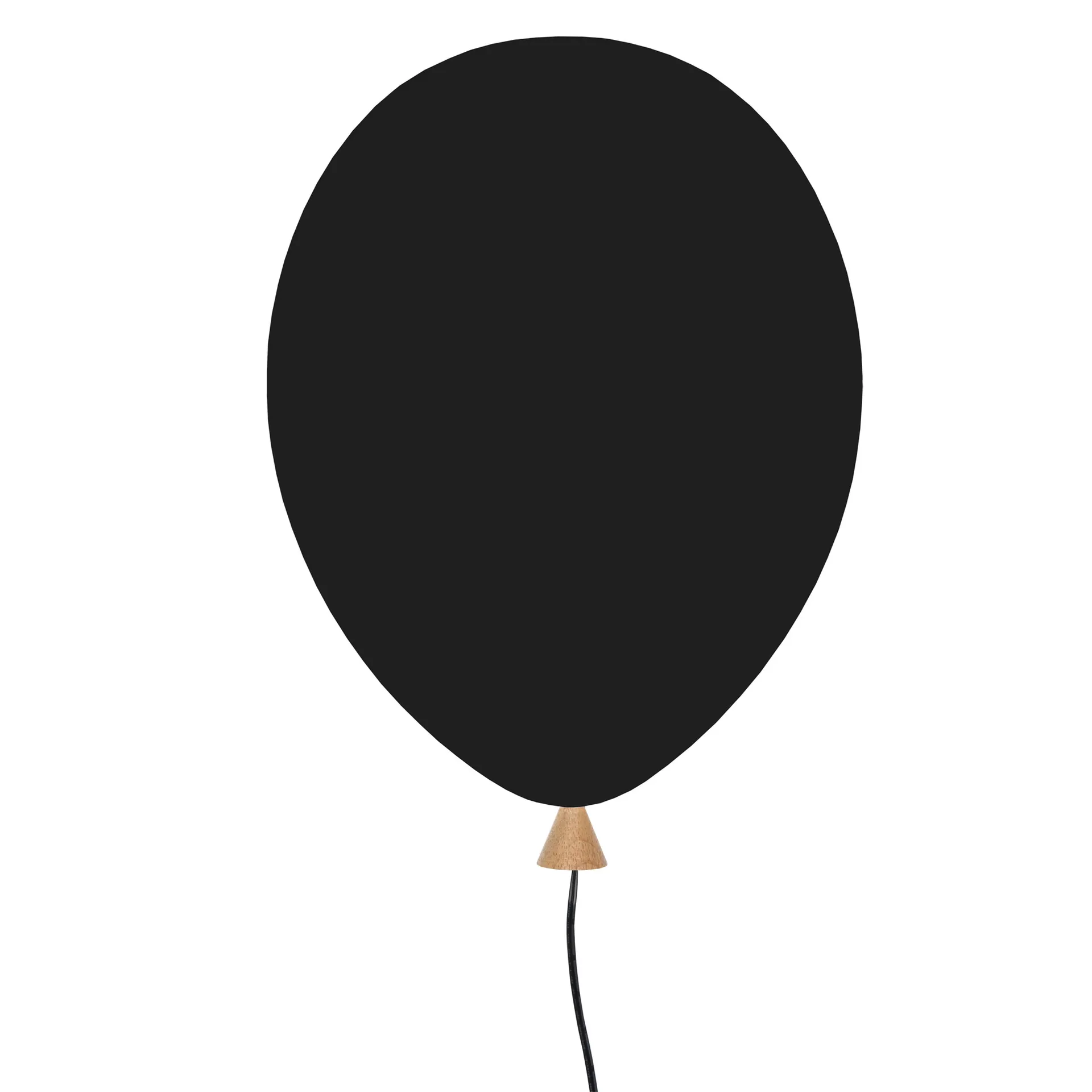 Balloon wall lamp, black-ash Globen Lighting