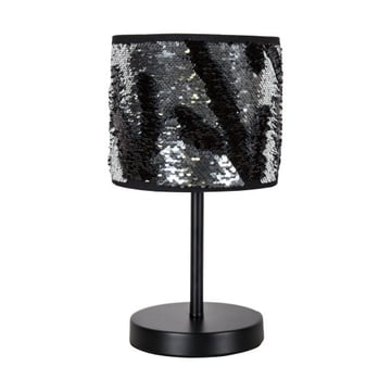 Globen Lighting Bling paljetter bordslampa 34 cm Svart