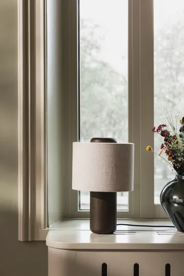 Bosco table lamp - Brown stained oak - Globen Lighting