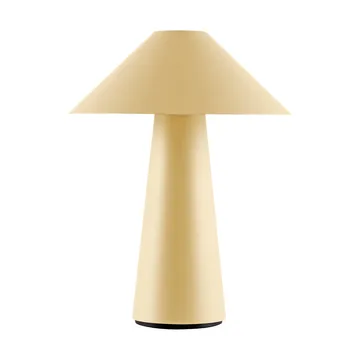 Cannes portable table lamp - Oat yellow - Globen Lighting