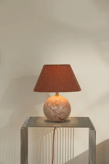 Castello 24 table lamp - Dim pink marble - Globen Lighting
