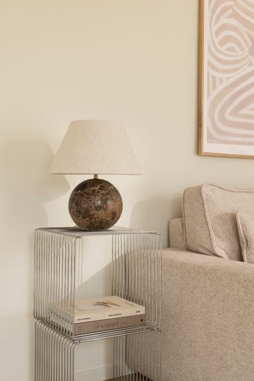 Castello 35 bordslampa - Brun marmor - Globen Lighting
