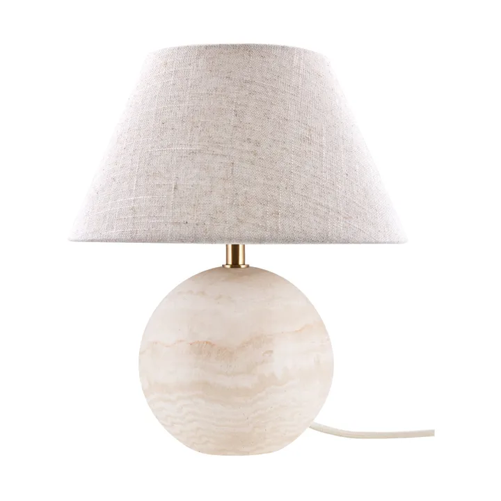 Castello 35 table lamp - Beige travertine - Globen Lighting