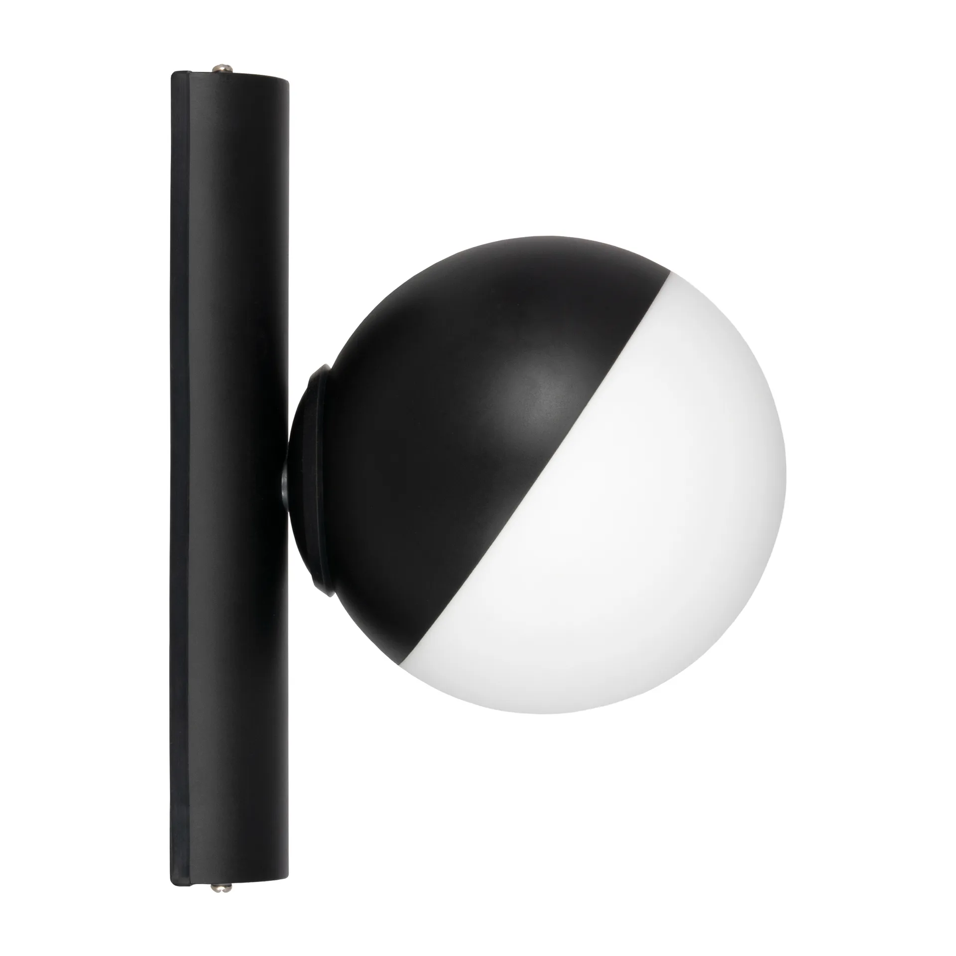 Contur wall lamp Ø15 cm, Black-white Globen Lighting