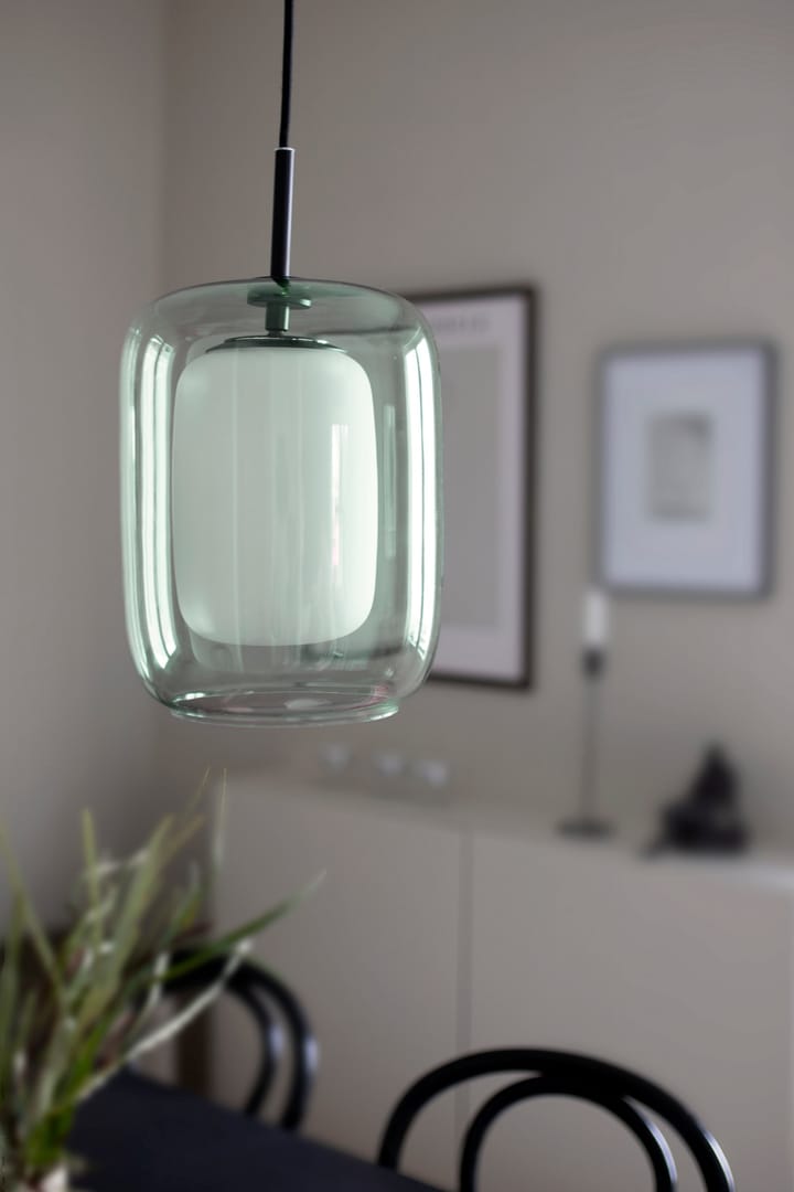 Cuboza pendant lamp Ø20 cm, Green-white Globen Lighting