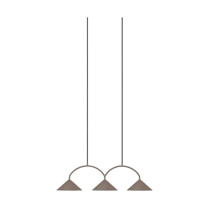 Curve pendant lamp 3 - Mocha - Globen Lighting