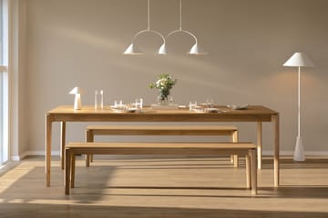 Curve pendant lamp 3 - White - Globen Lighting