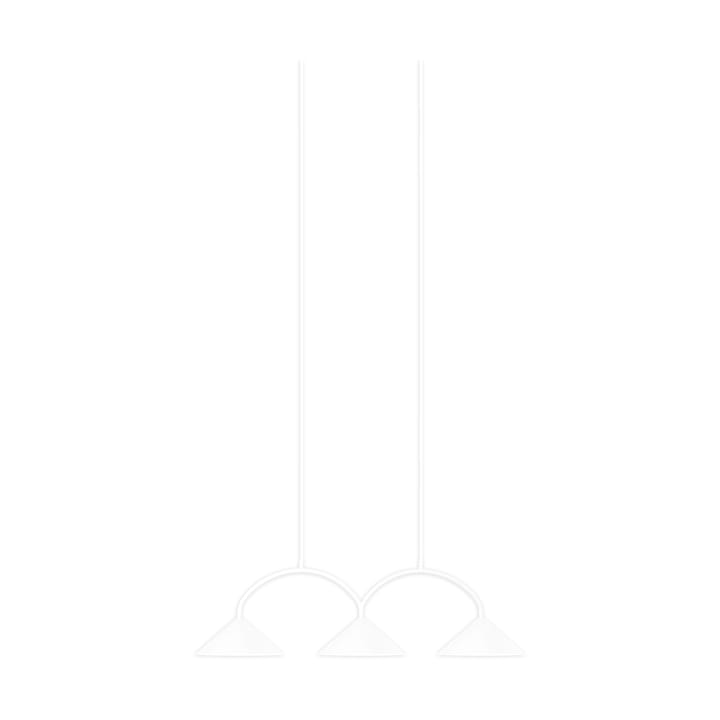 Curve pendant lamp 3 - White - Globen Lighting