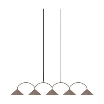 Curve pendant lamp 5 - Mocha - Globen Lighting