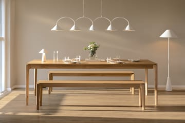 Curve pendant lamp 5 - White - Globen Lighting