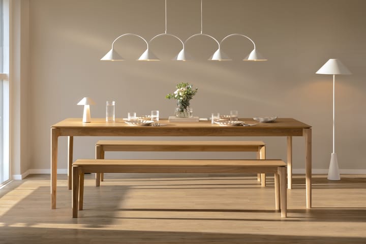 Curve pendant lamp 5, White Globen Lighting