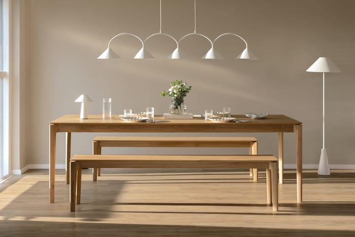 Curve pendant lamp 5, White Globen Lighting
