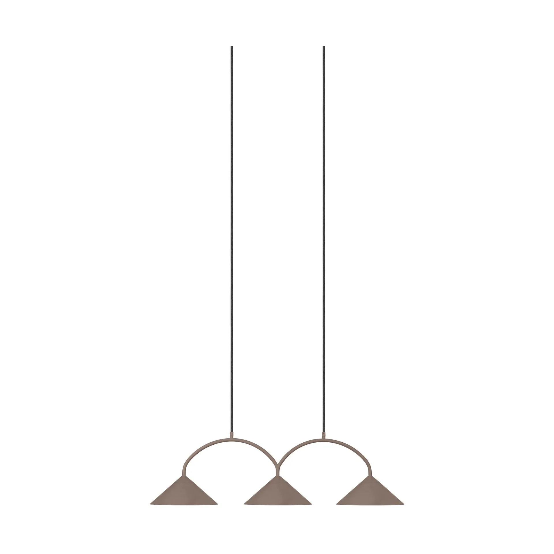 Curve pendel 3, Mocha Globen Lighting