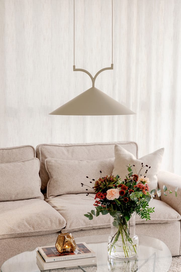 Curve Pendelleuchte 50, Beige Globen Lighting