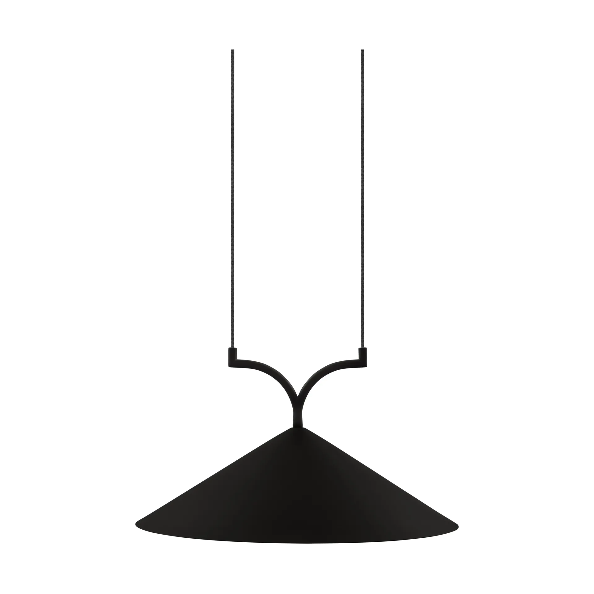 Curve Pendelleuchte 50, Schwarz Globen Lighting