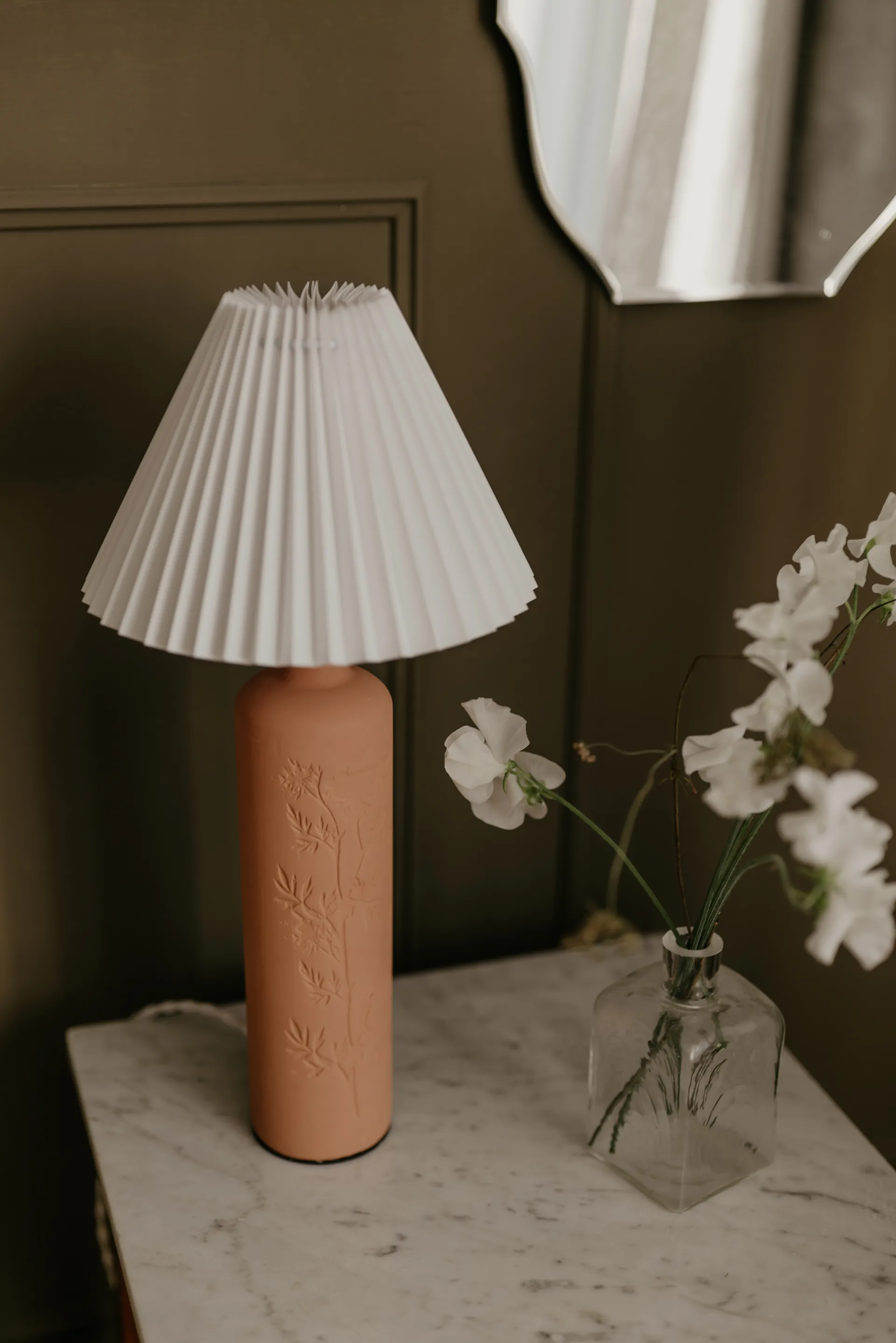 Flora bordslampa 46 cm, Terrakotta Globen Lighting