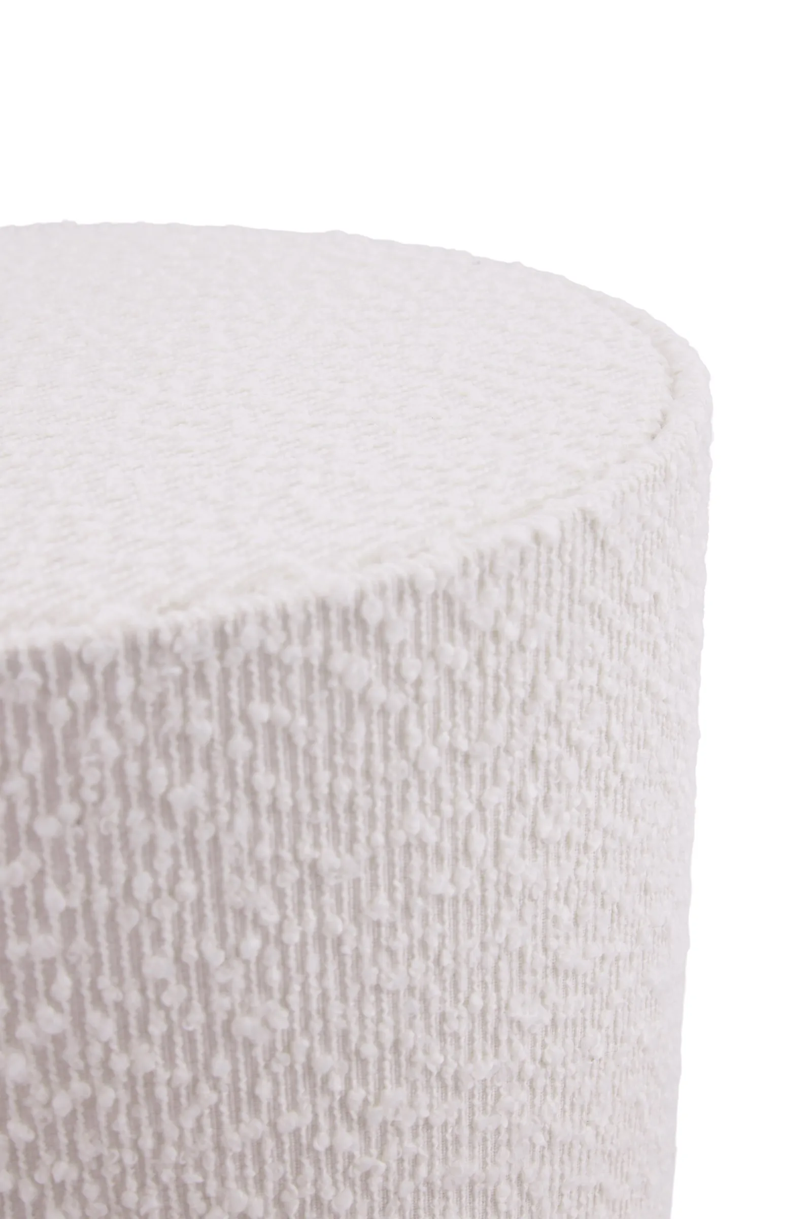 Florian Stehleuchte, Weiß Bouclé/Beige, Ø30x80 cm Globen Lighting