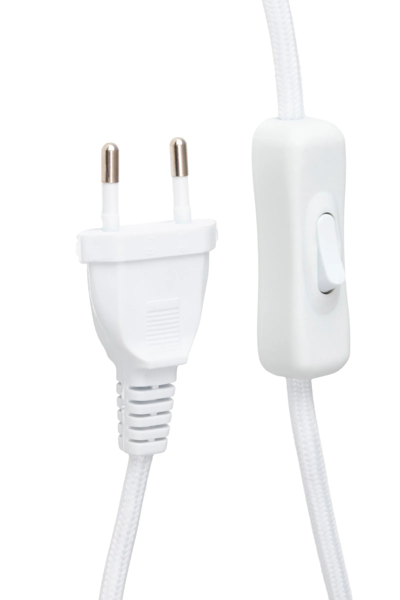 Florian table lamp, White bouclé/beige, Ø20x39 cm Globen Lighting