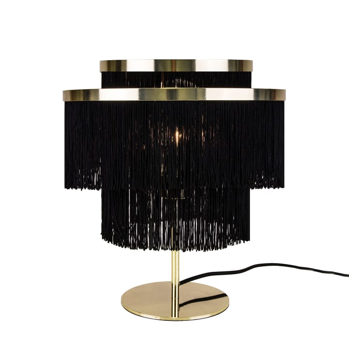 Frans bordslampa, svart, mässing Globen Lighting