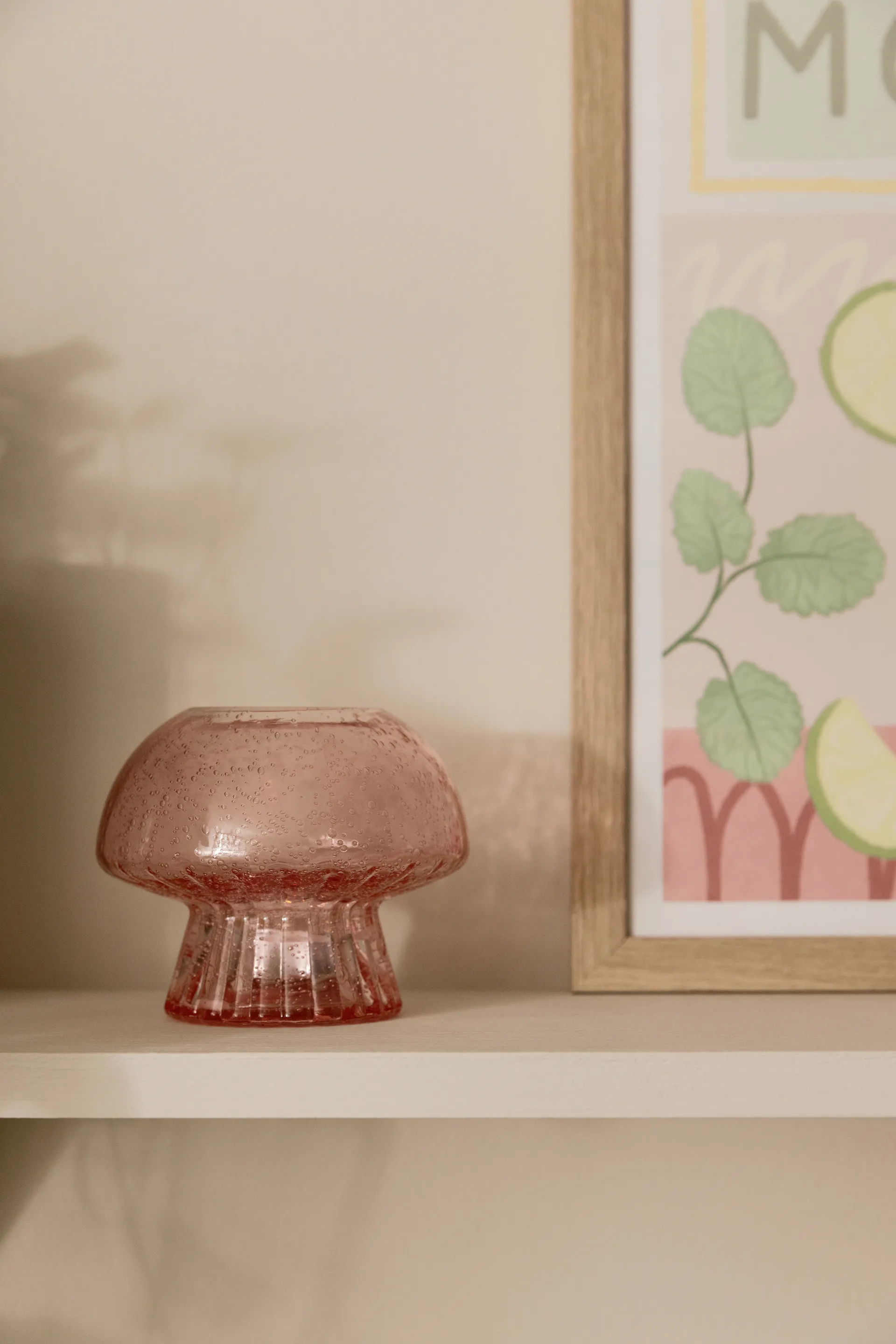 Fungo 12 värmeljushållare Special Edition, Rosa Globen Lighting