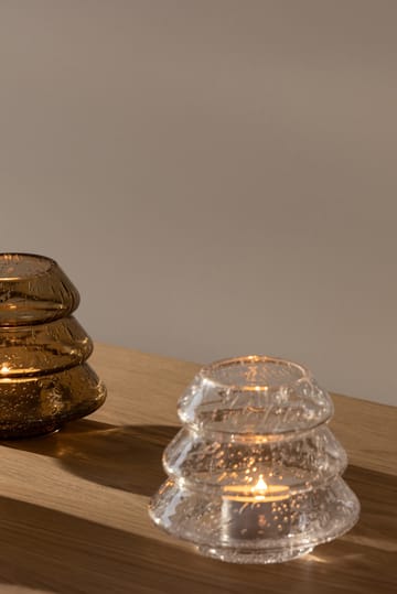 Gran 12 tealight holders - Clear - Globen Lighting