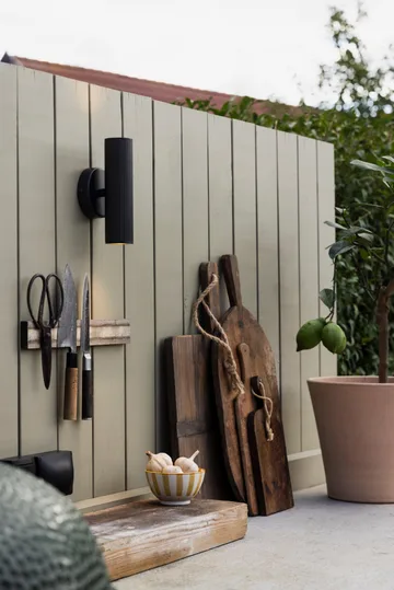 Hubble up/down wall light façade lighting - Black - Globen Lighting