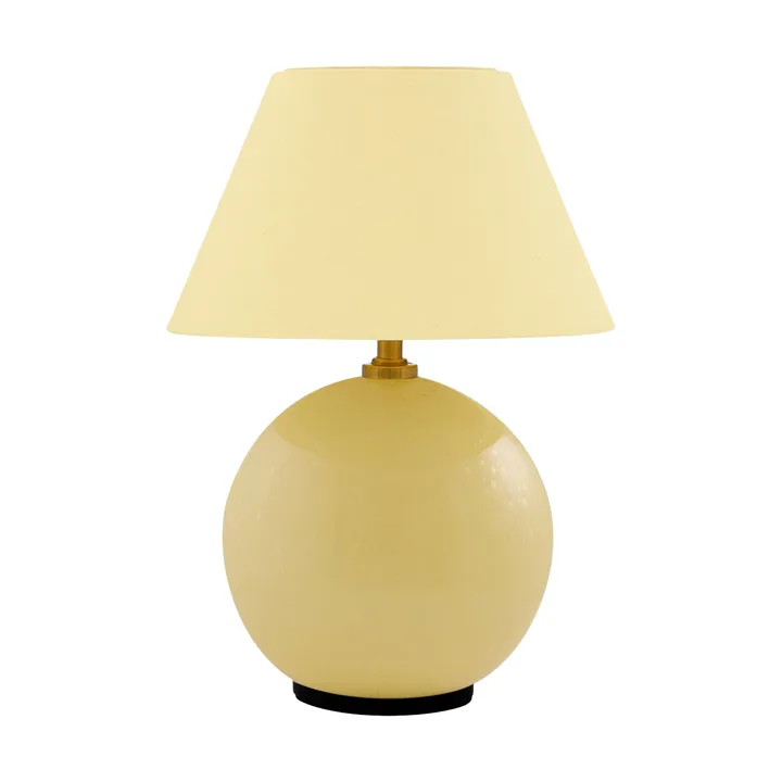 Iris 16 portable table lamp - Butter yellow - Globen Lighting