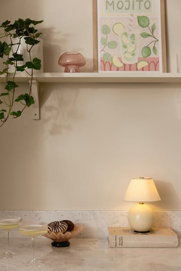 Iris 16 portable table lamp - Cream - Globen Lighting
