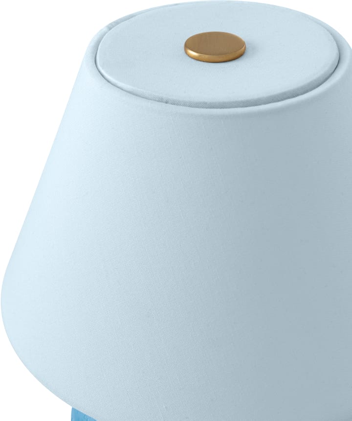 Iris 16 portable table lamp, Dove blue Globen Lighting