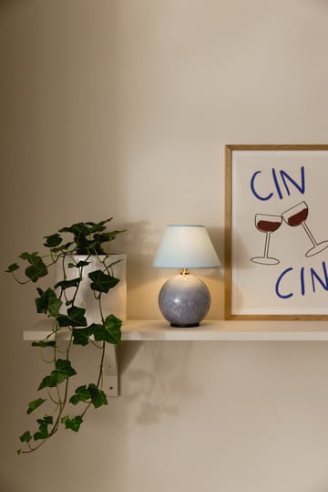 Iris 16 portable table lamp - Dove blue - Globen Lighting