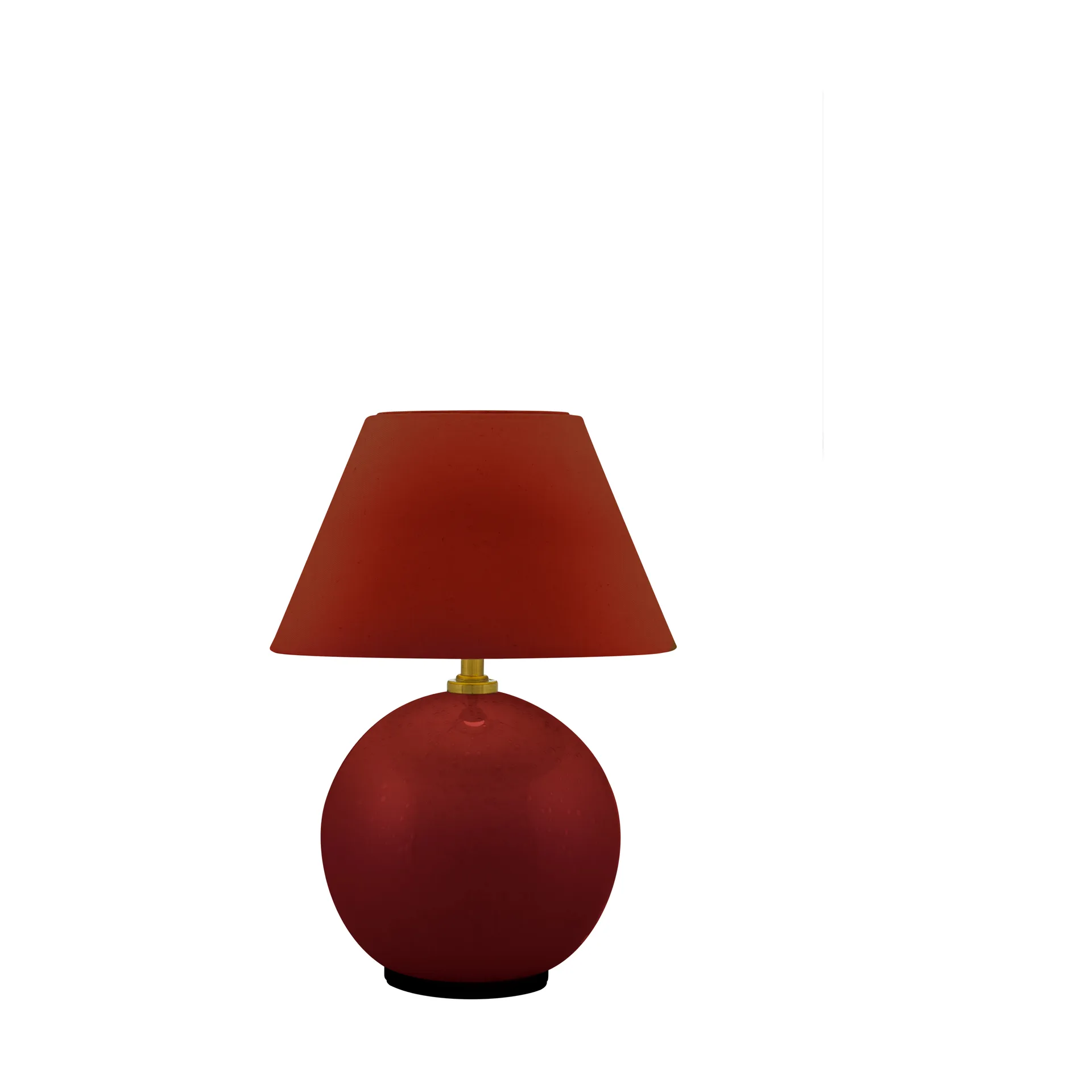 Iris 16 tragbare Tischlampe, Burgunder Globen Lighting